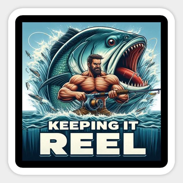 Keeping it Reel Sticker by CPAULFELL